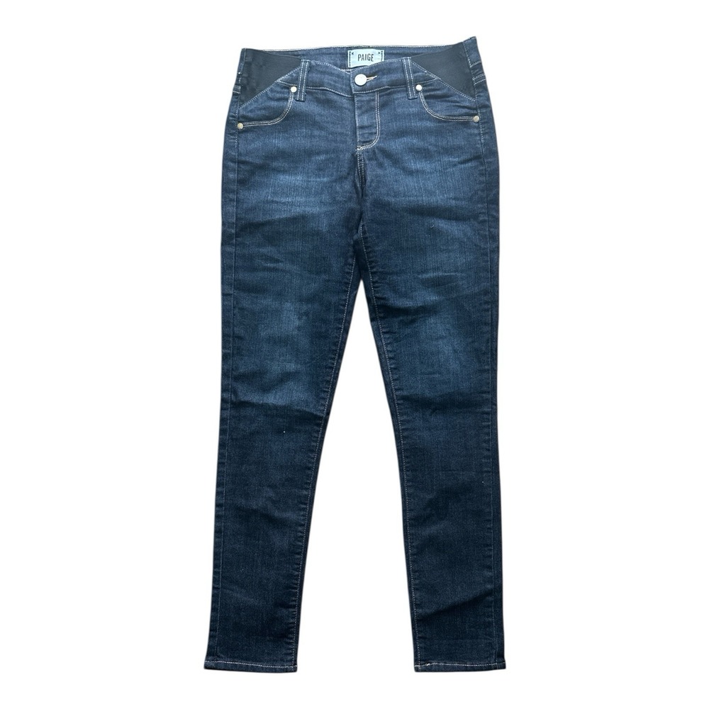 Paige Denim Skyline Skyline‎ Ankle Peg Dark wash Maternity Denim Size 25